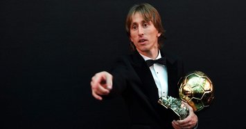 Modric wins 1st Ballon d'Or to end Messi and Ronaldo's reign