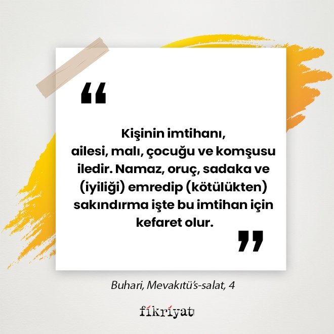 Aile ile ilgili 40 hadis; Buhari, Mevakıtü’s-salat, 4