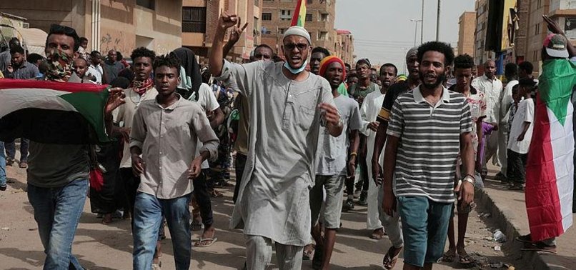 ANTI-MILITARY PROTESTS CONTINUE IN SUDAN TO DEMAND CIVILIAN RULE