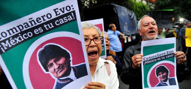 FORMER BOLIVIAN PRESIDENT MORALES HEADS TO MEXICO FOR ASYLUM