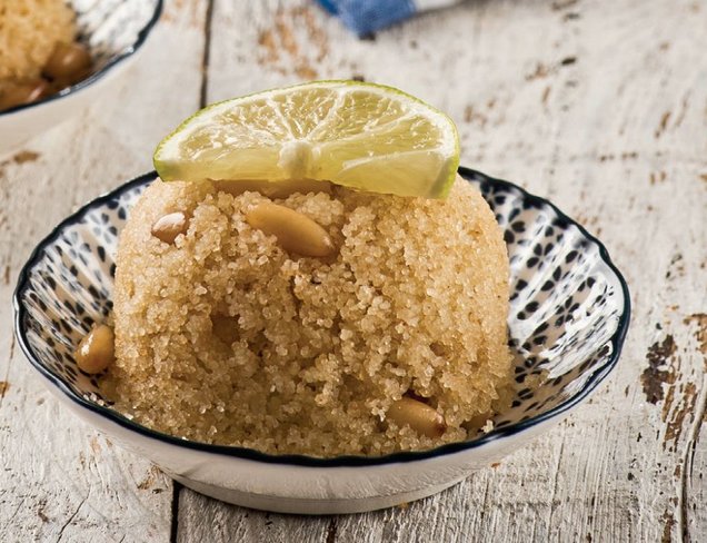 Limonlu İrmik Helvası