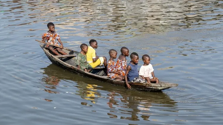 Drone captures Benins water village, Ganvie, thriving like Africas Venice