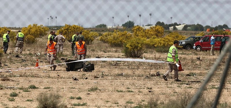 Spanish fighter jet crashes in Zaragoza, pilot survives