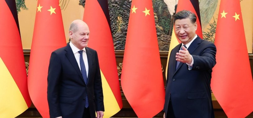 GERMANY’S SCHOLZ, CHINA’S XI DISCUSS MIDDLE EAST CONFLICT IN VIDEO CALL