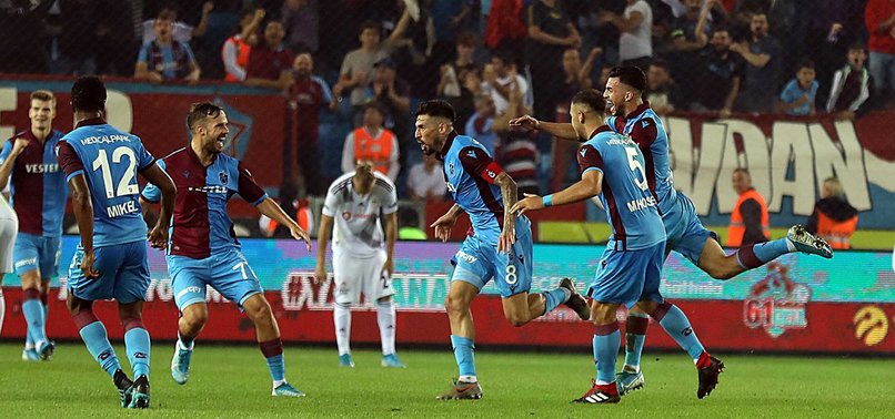 TRABZONSPOR THRASH ISTANBUL GIANTS BEŞIKTAŞ 4-1 IN TURKISH SUPER LEAGUE