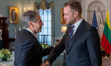 Blinken discusses Ukraine, NATO with Lithuanian counterpart in Washington
