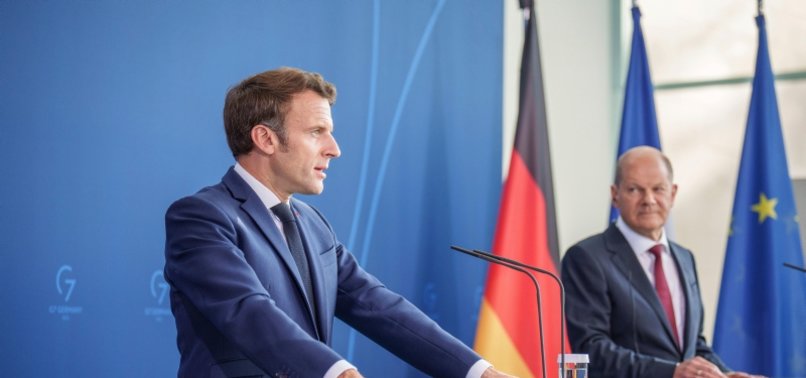 FRENCH, GERMAN LEADERS REAFFIRM NEED FOR SWIFT CEASE-FIRE IN UKRAINE