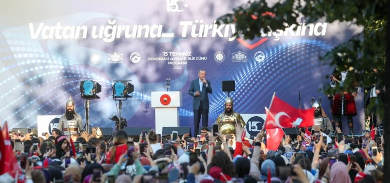 6TH ANNIVERSARY OF JULY 15 COUP BID: ERDOĞAN VOWS NOT TO LET TÜRKIYE SUFFER ANOTHER COUP