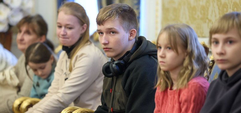 ELEVEN UKRAINE CHILDREN RETURNED FROM RUSSIA