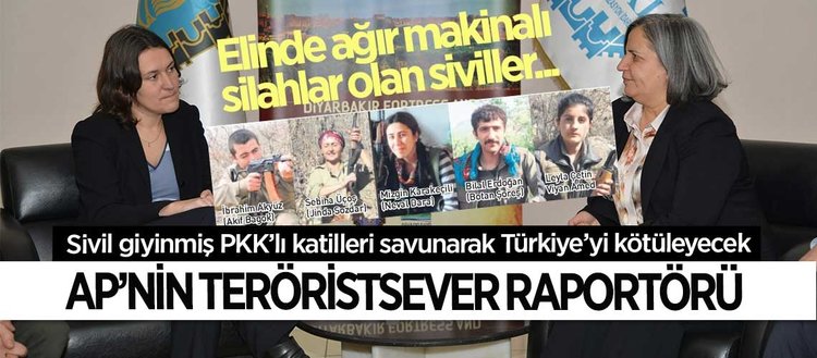 Kati Piri, sivil giyinmiş PKK’lı katilleri savunarak Türkiye’yi kötüleyecek