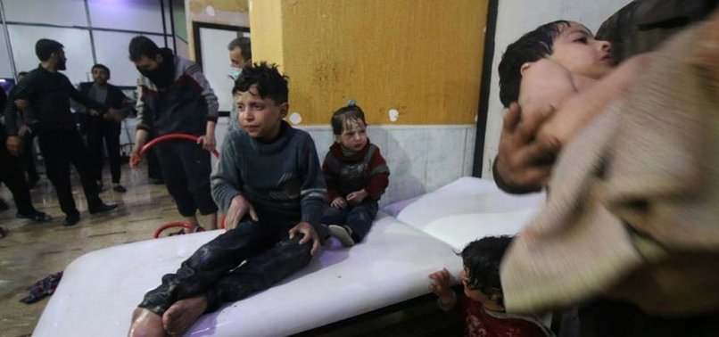 UK CALLS FOR PROBE INTO SUSPECTED DOUMA CHEMICAL ATTACK