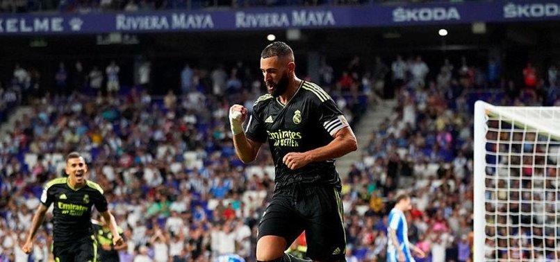 BENZEMAS LATE BRACE SNATCHES WIN FOR REAL MADRID AT ESPANYOL