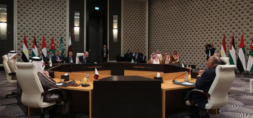 COORDINATION MEETING OF ARAB FOREIGN MINISTERS ON GAZA STARTS IN AMMAN