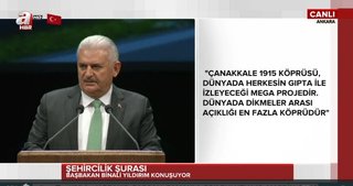 Binali Yıldırım Şehircilk Şura’sında konuştu