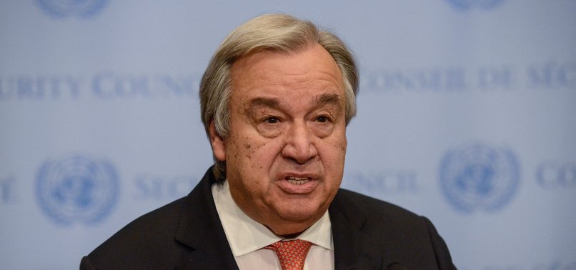 UN CHIEF POINTS OUT CORONAVIRUS OUTBREAK POSES ENORMOUS RISKS FOR WORLD