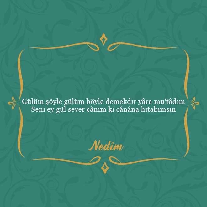 Divan şairlerinden en güzel beyitler