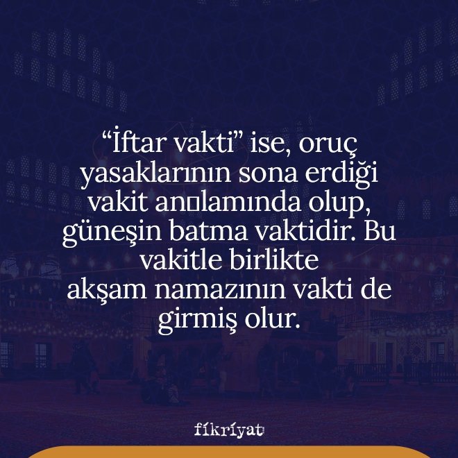 Oruç ibadetinin tarihi seyri