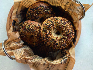Siyez Unlu ve Yulaflı Bagel