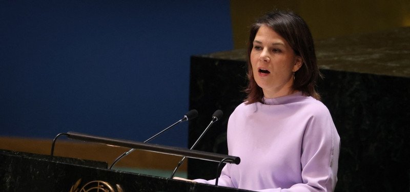 Germany's Baerbock asks UN assembly to 'unite for peace' in Ukraine