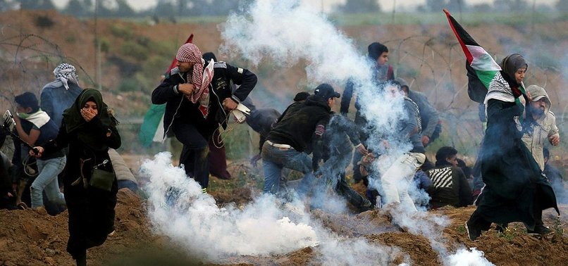 TWO GAZANS HURT BY ISRAEL ARMY GUNFIRE NEAR BUFFER ZONE