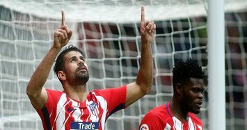 Costa scores again, sent off in 2nd game back at Atletico