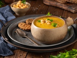 Kimyonlu Nohut Çorbası