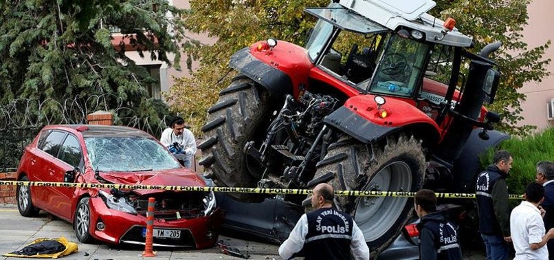 TURKISH POLICE SHOOT TRACTOR DRIVER PROTESTING ISRAEL