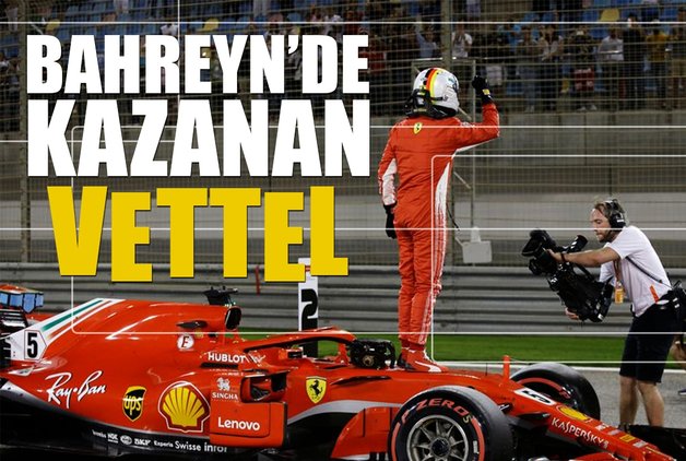 BAHREYN'DE KAZANAN VETTEL