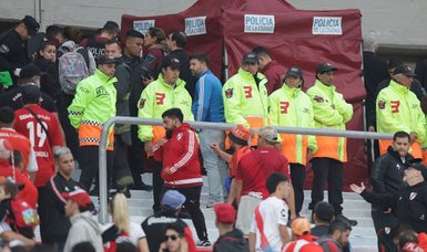 Fan dies after falling from stands during football match in Argentina