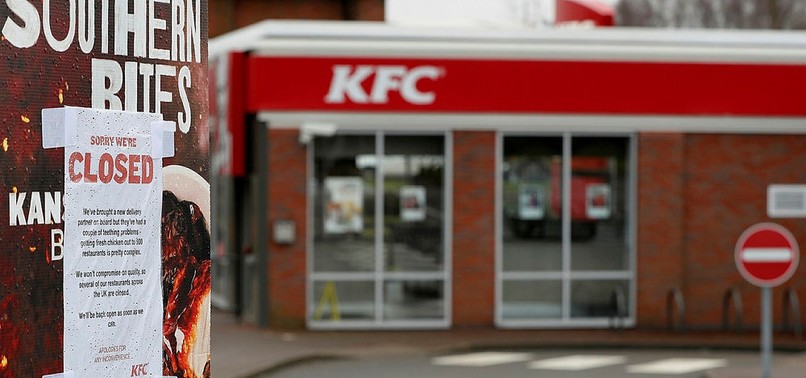 KFC SHUTS MOST OF ITS 900 BRITISH STORES AMID FOOD DELIVERY TEETHING PROBLEMS