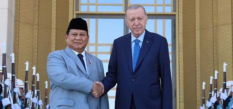 ERDOĞAN, INDONESIAN PRESIDENT-ELECT PRABOWO SUBIANTO MEET IN ANKARA