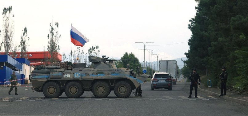MEDIA REPORTS CLAIM RUSSIA STARTED WITHDRAWAL OF ITS PEACEKEEPERS FROM KARABAKH