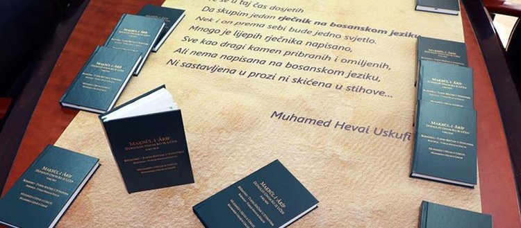 İlk Türkçe-Boşnakça sözlük ’Makbul-i Arif’ yeniden basıldı