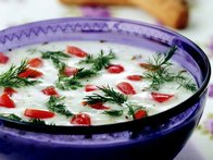 Yoğurtlu Soğuk Yaz Çorbası