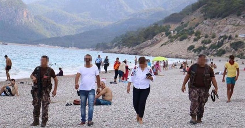Ünlü plaja özel harekatçılardan operasyon