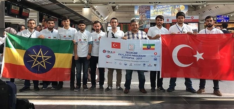 TURKISH STUDENTS ARRIVE IN ETHIOPIA FOR VOLUNTARY WORK