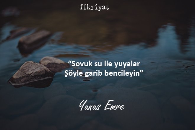 Türk şiirinde su imgesi