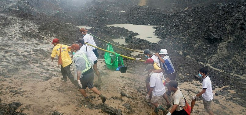 DEATH TOLL HITS 166 IN MYANMAR JADE MINE LANDSLIDE AS SEARCH GOES ON