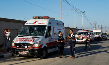Red Cross says humanitarian convoy came under gunfire in Gaza