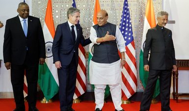 U.S., Indian foreign, defense chiefs hold joint summit in New Delhi