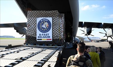 1st Belgian plane departs to airdrop food aid to Gaza amid dire humanitarian situation