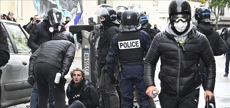 MORE THAN 250 ARRESTED DURING PROTESTS IN PARIS