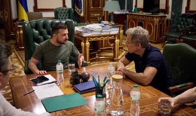 'You're my hero' Hollywood's Ben Stiller tells Zelensky in Kyiv