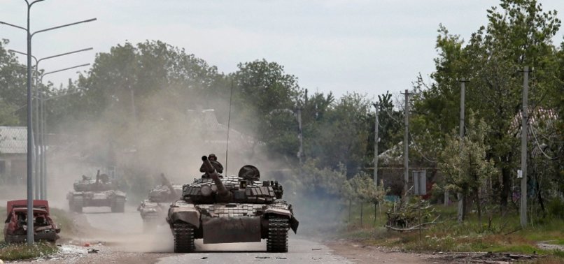 UKRAINIAN CITY OF SIEVIERODONETSK ALMOST SURROUNDED BY RUSSIAN TROOPS