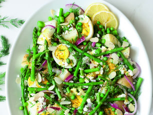 Peynirli, Kuşkonmazlı Salata