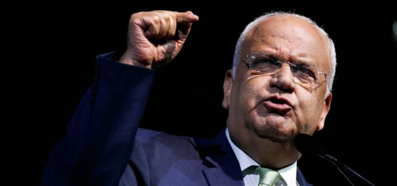 PALESTINIAN OFFICIAL EREKAT CONNECTED TO HEART-LUNG MACHINE