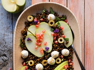 Yeşil Elmalı Maş Fasulyesi Salatası