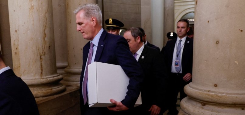 MCCARTHY SAYS HE WILL NOT RESIGN FROM HOUSE AFTER OUSTER AS SPEAKER