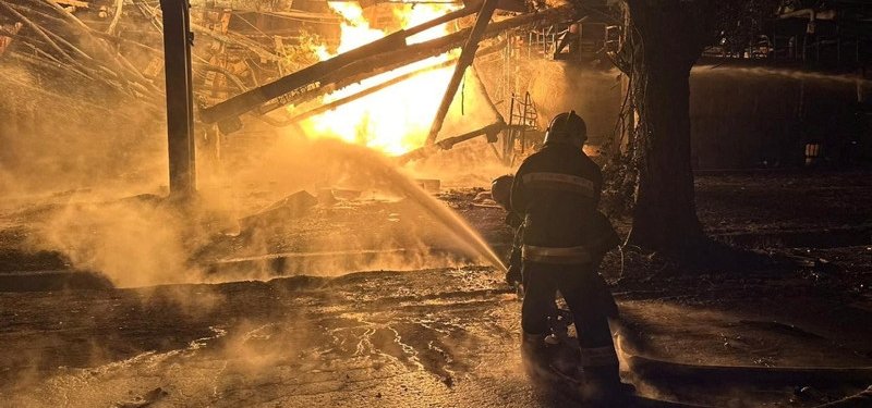 Russian drones hit oil refinery, damage railway power lines - Ukraine