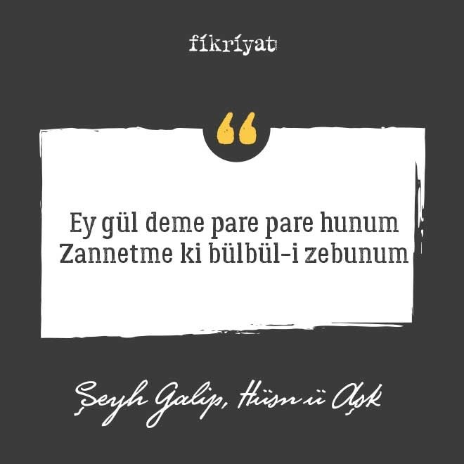 Hüsn ü Aşk’ta tüm şairlik hünerini ortaya koydu